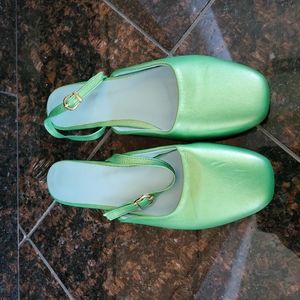 Green Flat  Shoe 42/10